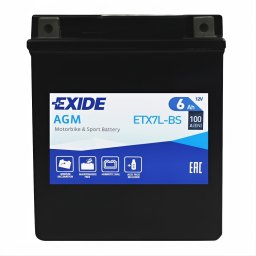 Акумулатор EXIDE STANDARD AGM 6Ah/100A R+