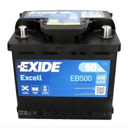 Акумулатор EXIDE EXCELL 50Ah/450A R+