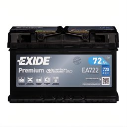 Акумулатор EXIDE PREMIUM 72Ah/720A R+