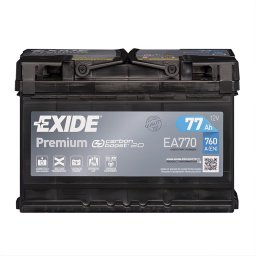 Акумулатор EXIDE PREMIUM 77Ah/760A R+