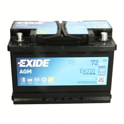 Акумулатор EXIDE AGM 72Ah/760A R+