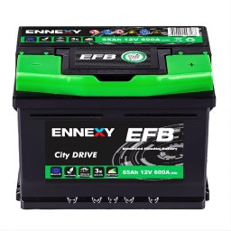 Акумулатор ENNEXY CITY DRIVE EFB 65Ah/600A R+