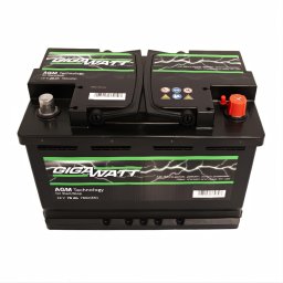 Акумулатор GIGAWATT GA70R AGM 70Ah/760A R+