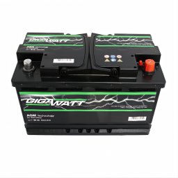 Акумулатор GIGAWATT GA80R AGM 80Ah/800A R+