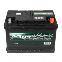 Акумулатор GIGAWATT G74R 74Ah/680A R+