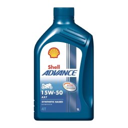Масло SHELL ADVANCE 4T AX7 15W50 1 литър