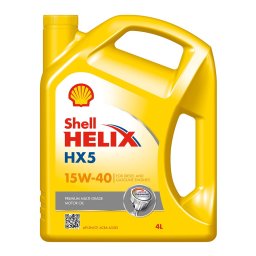 Масло SHELL HELIX HX5 15W40 4 литра