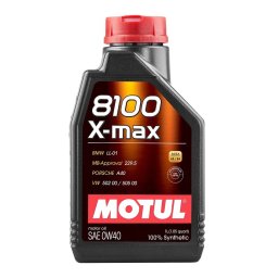 Масло MOTUL 8100 X-MAX 0W40 1 литър