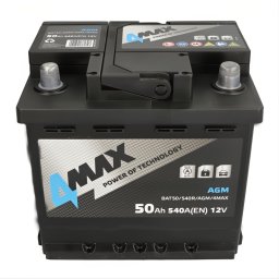Акумулатор 4MAX STARTSTOP AGM 50Ah/540A R+