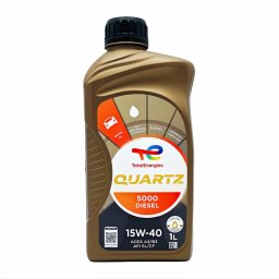 Масло TOTAL QUARTZ 5000 DIESEL 15W40 1 литър