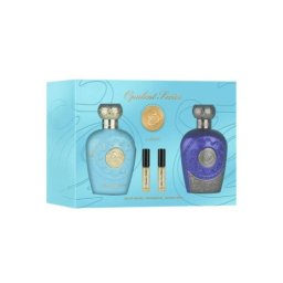 Подаръчен комплект парфюми GIFTSET LATTAFA OPULENT DUBAI & BLUE OUD ELIXIR, 2 бр. x 100 мл. + Тестери 2 бр. х 4 мл.