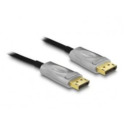Кабел Delock 84140, от DisplayPort(м) към DisplayPort(м), 50m, черен, 8K@60Hz