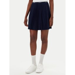 Lacoste Плисирана пола JF1403 Тъмносин Regular Fit