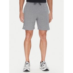 Under Armour Спортни шорти Rival 1379779 Сив Regular Fit