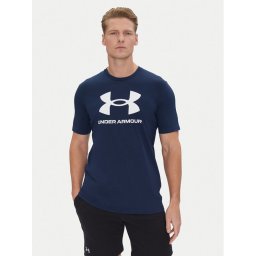 Under Armour Тишърт Ua Sportstyle Logo Update Ss 1382911 Тъмносин Loose Fit