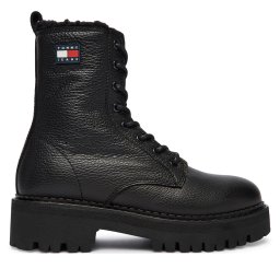 Туристически oбувки Tommy Jeans Tjw Urban Laceup Boot Wl EN0EN02906 Черен