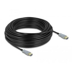 Кабел Delock 85049, от HDMI(м) към HDMI(м), 30m, черен, 4K@60Hz
