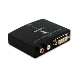 Конвертор Lindy LNY-38094, от DVI(ж) и RCA(ж) към HDMI(ж), черен