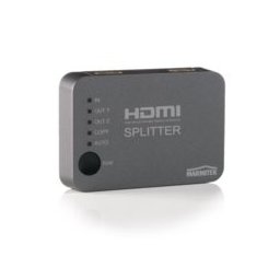 Сплитер Marmitek Split 312, от 1x HDMI(ж) към 2x HDMI(ж), резолюция до 4K UHD, HDCP 2.2, сив