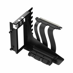 Брекет и кабел за вертикален монтаж за видео карта Fractal Design Flex 2, PCIe 4.0 x16, черни