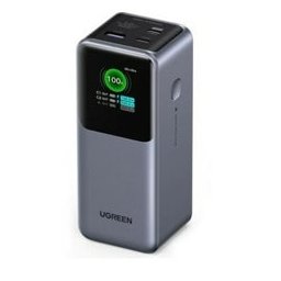 Външна батерия /power bank/ Ugreen PB722, 25 000mAh, сива, 200W