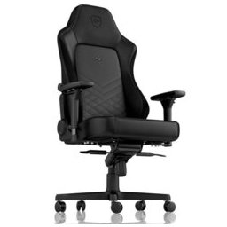 Геймърски стол noblechairs HERO (NBL-HRO-PU-BLA), изкуствена кожа, до 150кг макс. тегло, черен