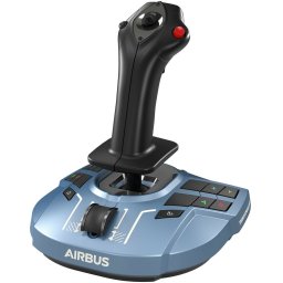 Джойстик Thrustmaster TCA Sidestick X Airbus Edition (4460219), USB, син, за PC/Microsoft Xbox One/Microsoft Xbox Series X|S