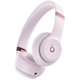 Слушалки Beats Solo4 Cloud Pink, безжични/жични, Bluetooth, USB-C, Jack 3.5mm, микрофон, до 50 часа време на работа, розови