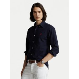 Polo Ralph Lauren Риза Bsr 710772290 Тъмносин Custom Fit