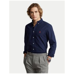 Polo Ralph Lauren Риза 710767828003 Тъмносин Slim Fit