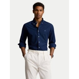 Polo Ralph Lauren Риза 710928255001 Тъмносин Custom Fit