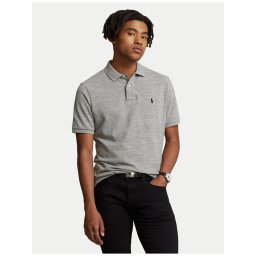 Polo Ralph Lauren Тениска с яка и копчета 710548797011 Сив Slim Fit