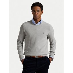 Polo Ralph Lauren Пуловер 710918163002 Сив Regular Fit