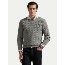 Polo Ralph Lauren Пуловер 710775885013 Сив Regular Fit