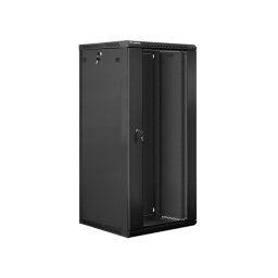 Lanberg rack cabinet 19" wall-mount 27U / 600x600 for self-assembly (flat p