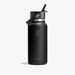 Бутилка Hydro Flask 946ml Wide Flex Straw Cap Black Universal
