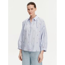 Weekend Max Mara Риза Gilly 2515111132 Светлосиньо Relaxed Fit