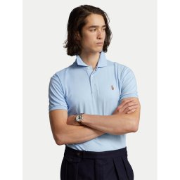 Polo Ralph Lauren Тениска с яка и копчета 710713130005 Син Slim Fit