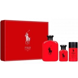 Ralph Lauren Polo Red Комплект (EDT 125ml + EDT 40ml + Deo Stick 75ml) за Мъже