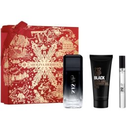Carolina Herrera 212 VIP Black Комплект (EDP 100ml + EDP 10ml + SG 100ml) за Мъже