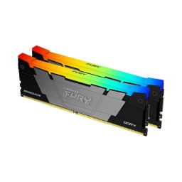 Памет 32GB (2x16GB) DDR4 3600MT/s, Kingston FURY Renegade RGB, KF436C16RB12AK2/32, 1.35V