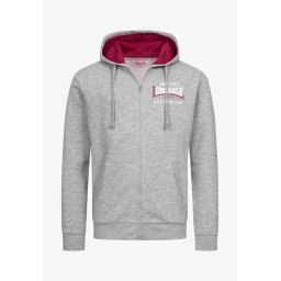 Мъжки суичър. Lonsdale 117425-Black/White/Grey