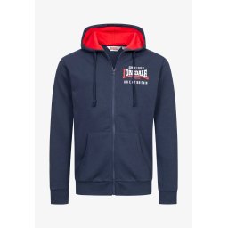 Мъжки суичър. Lonsdale 117425-Black/White/Grey