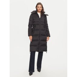 Guess Пухено яке Carolyn W4BL0D WG0V0 Черен Regular Fit