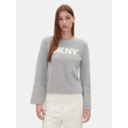 DKNY Пуловер DJ4R0504 Сив Regular Fit