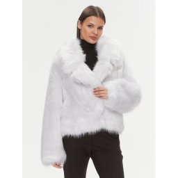 Patrizia Pepe Кожено палто 2O0082/E036-W356 Сив Oversize