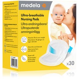 Medela Ultra-breathable Nursing Pads еднократни подплънки за сутиен ултра дишащо 30 бр.