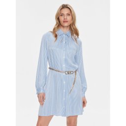 MICHAEL Michael Kors Рокля тип риза MR480LCBA4 Син Regular Fit