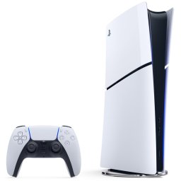 Конзола PlayStation 5 (Slim) - Digital Edition, 825GB, бяла