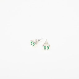 Обеци MAPLE Smiley Earrings Silver 925 Universal
